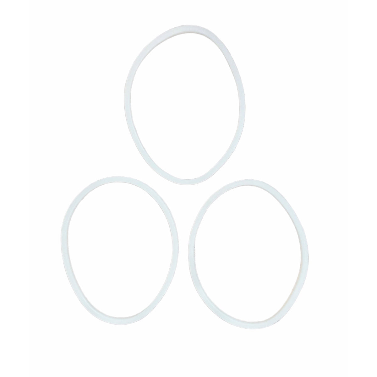 Kitchee 3x For Nutribullet Rubber White Seal - Gasket Ring For 600 600W