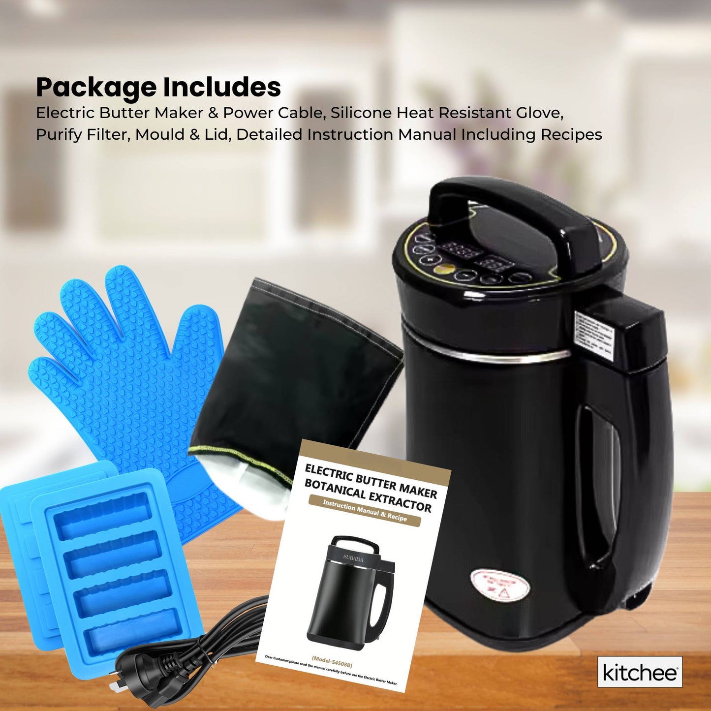 Kitchee Electric Butter Oil Herbal Infuser & Extractor + Decarboxylator Machine