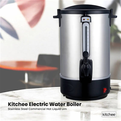 Kitchee Electric Stainless Steel Water Boiler - Commercial Hot Liquid Urn
