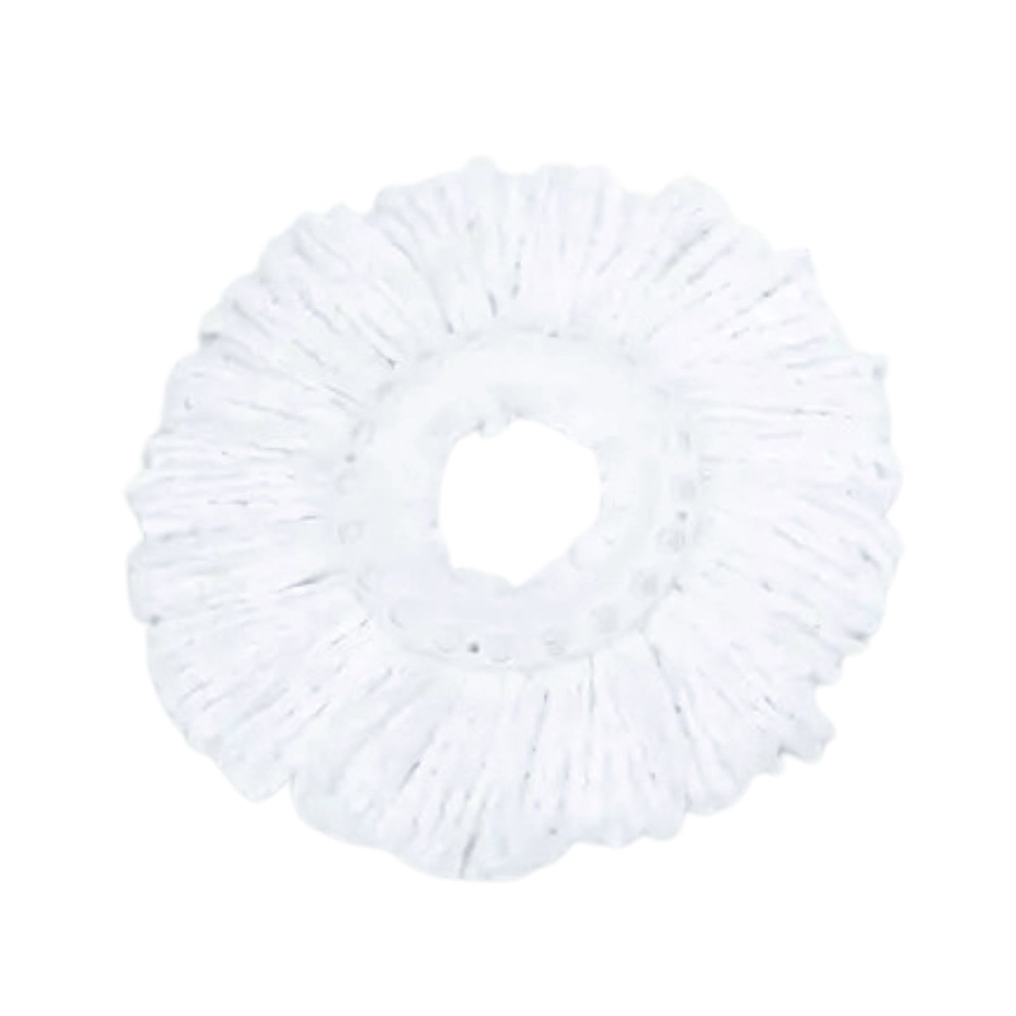 Kitchee Microfibre Mop Head Replacement for Kitchee Spin Mop - White Round