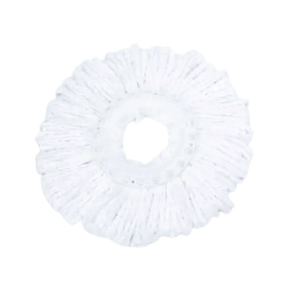 Kitchee Microfibre Mop Head Replacement for Kitchee Spin Mop - White Round