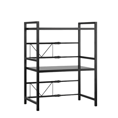 Kitchee Microwave Double Shelf - Expanding Storage Rack Kitchen Organiser Stand