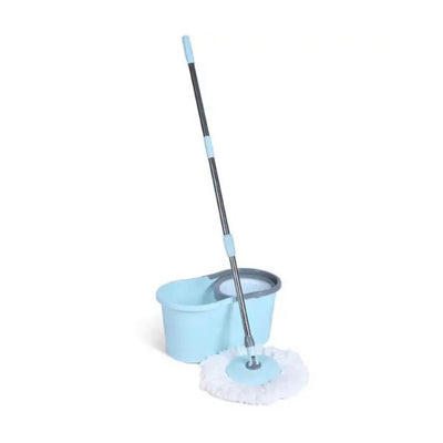 Kitchee Spin Mop & Bucket Set – Microfibre Pad, Telescopic Handle, 10L Capacity