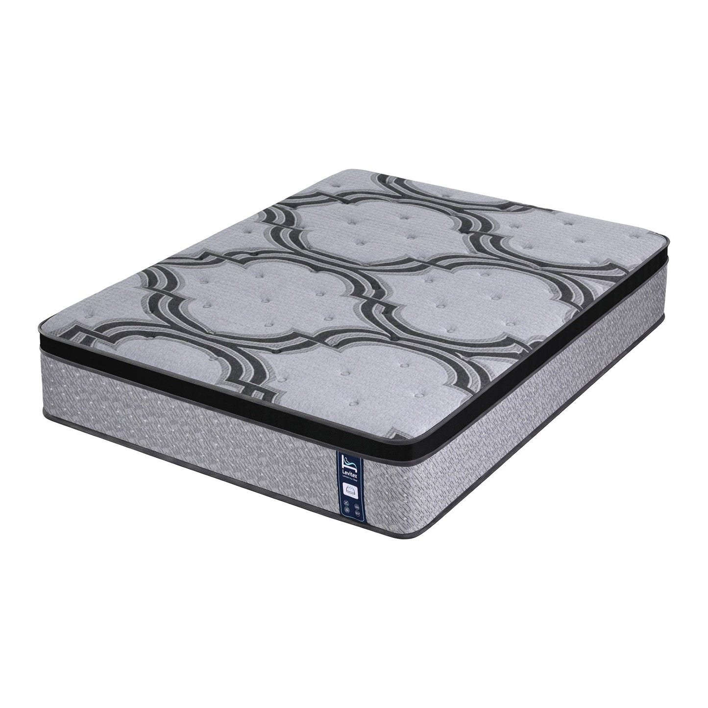 Levitex King Mattress 34 cm 5-Zone Pocket Spring with Latex & Memory Foam or Extra Lumbar & Shoulder Support