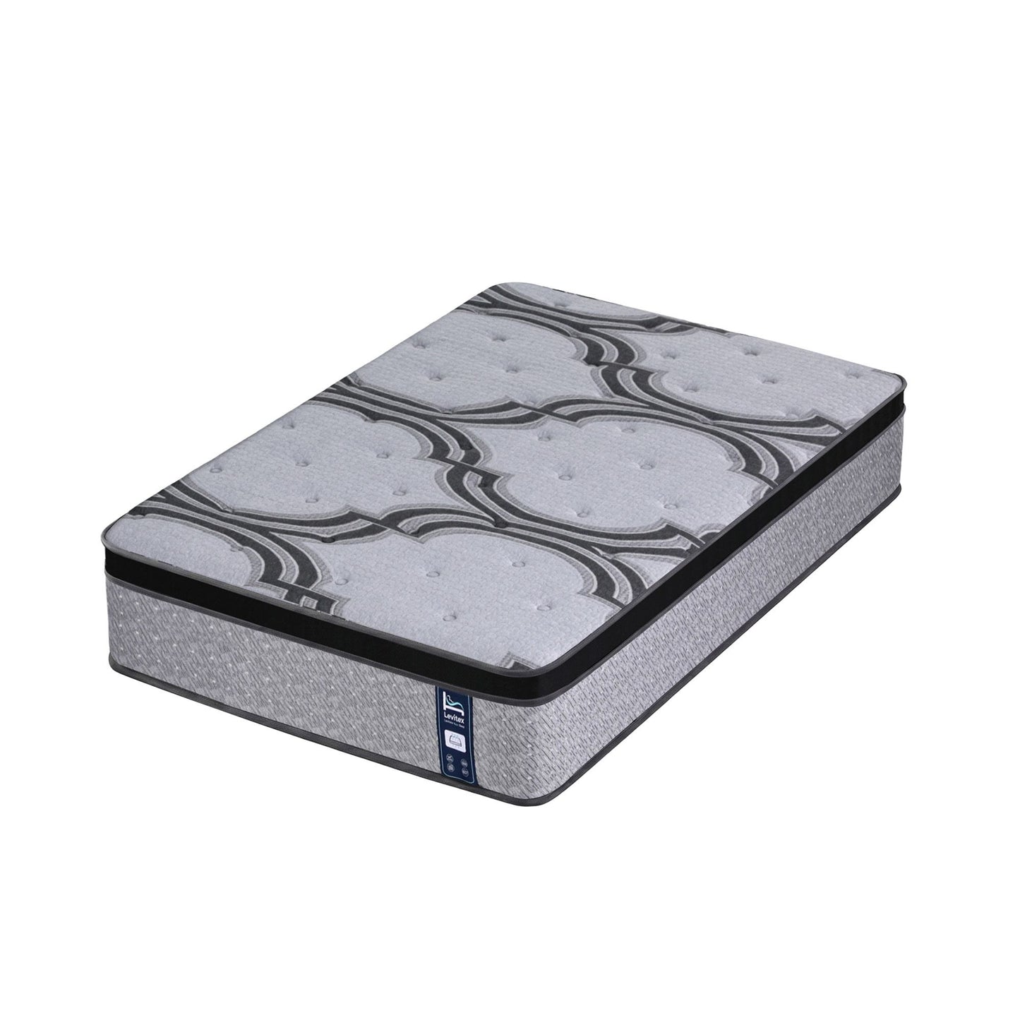 Levitex King Single Mattress 34 cm 5-Zone Pocket Spring with Latex & Memory Foam or Extra Lumbar & Shoulder Support