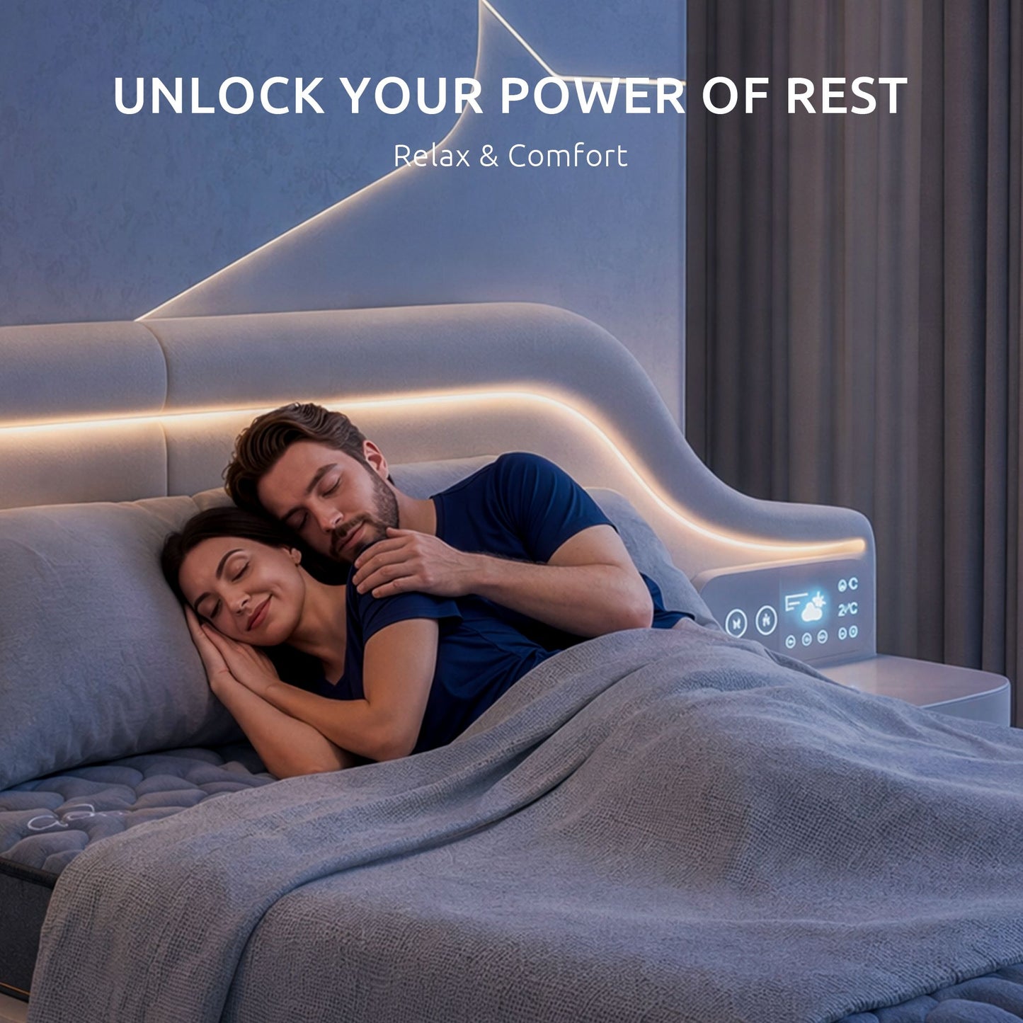 Levitex Queen Mattress 25 cm Hybrid Pocket Spring with 4cm Egg Crate Foam for Deep Sleep Bamboo Charcoal Fabric