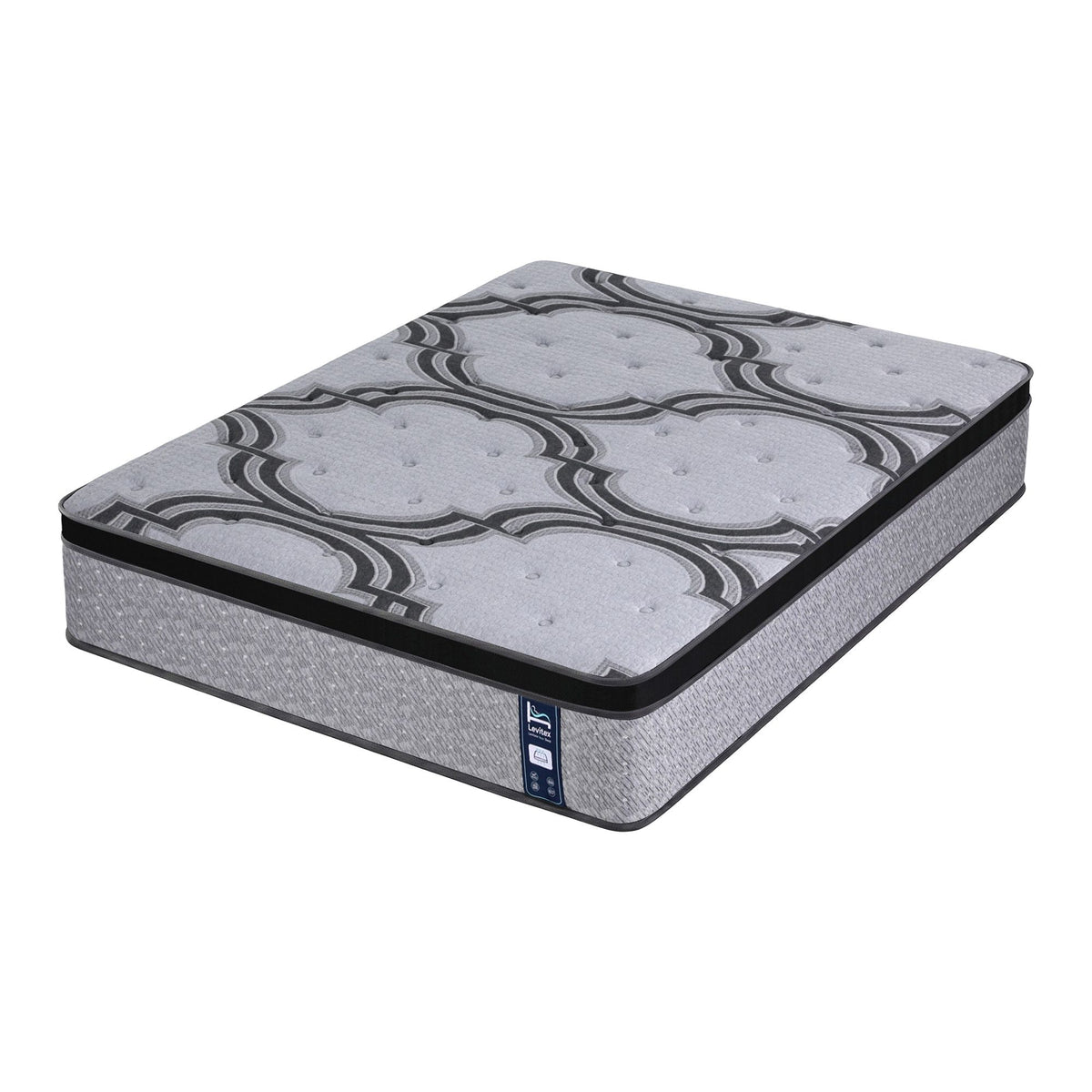 Levitex Queen Mattress 34 cm 5-Zone Pocket Spring with Latex & Memory Foam or Extra Lumbar & Shoulder Support