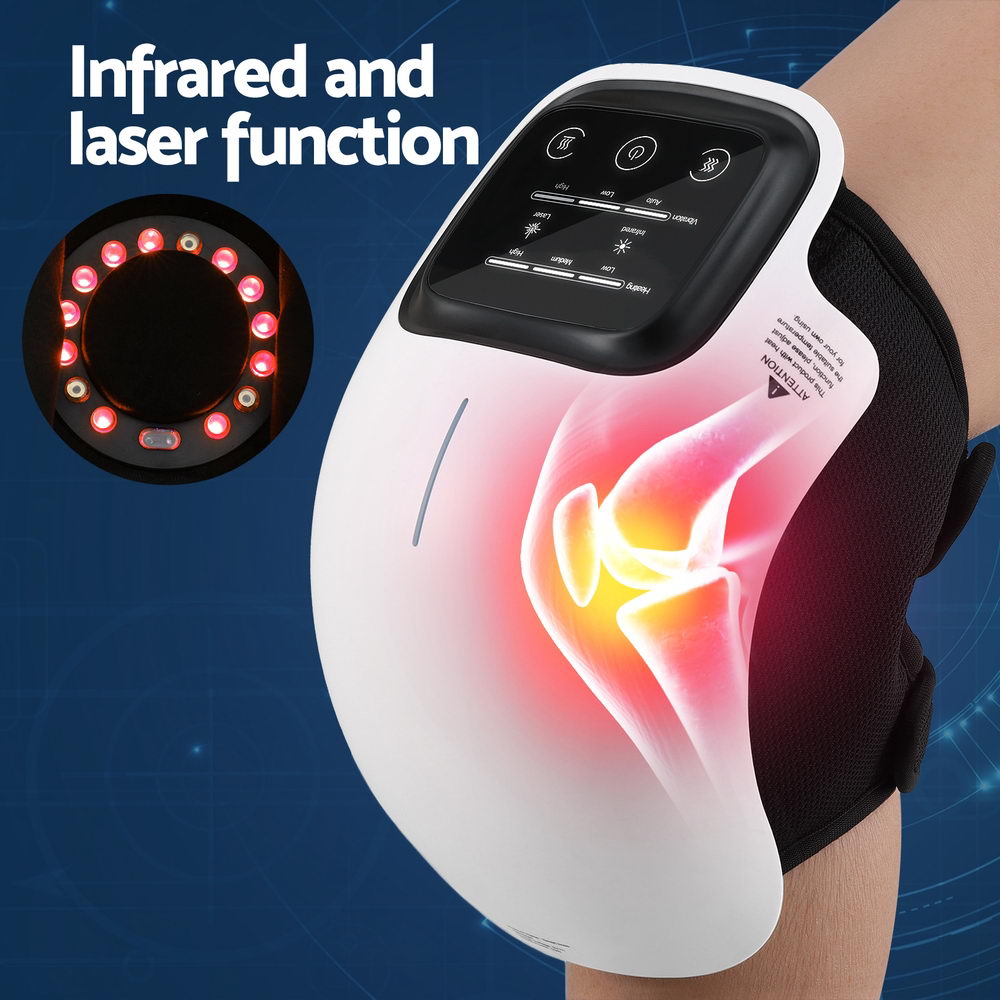 Livemor Knee Massager Vibration Infrared Heating Therapy Machine Elbow