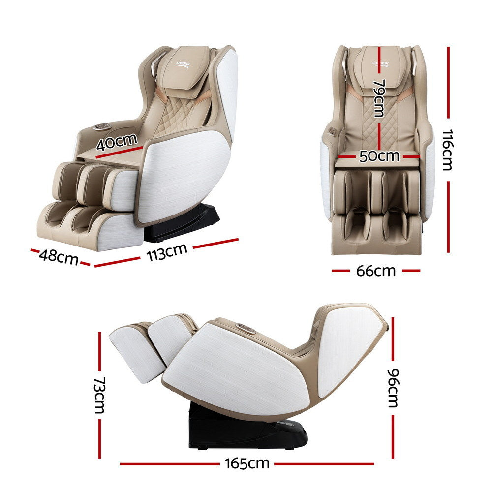 Livemor Massage Chair Electric Recliner Home Massager 3D OLIN