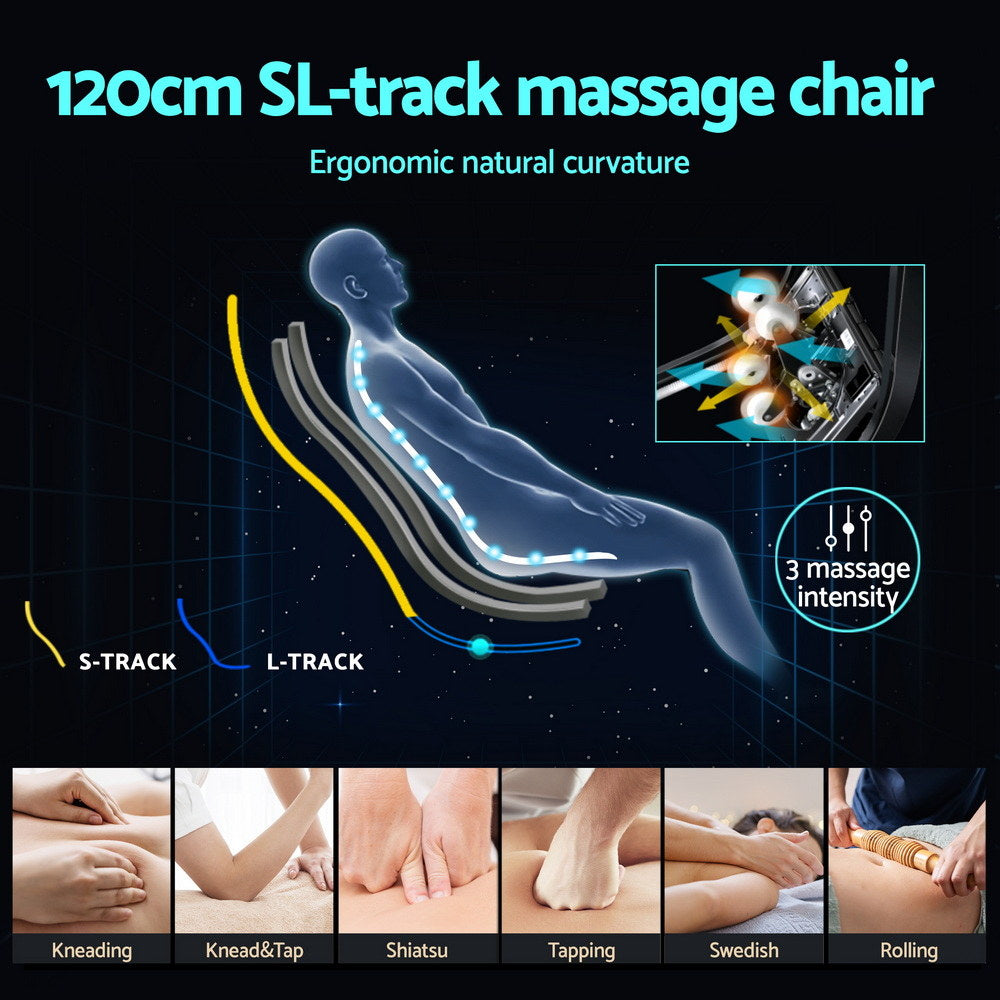 Livemor Massage Chair Electric Recliner Home Massager 3D OLIN