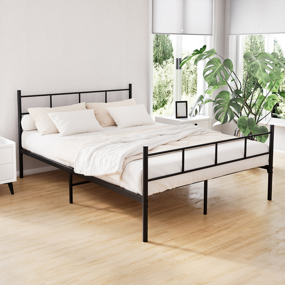 Artiss Bed Frame Double Metal Bed Frame SOL