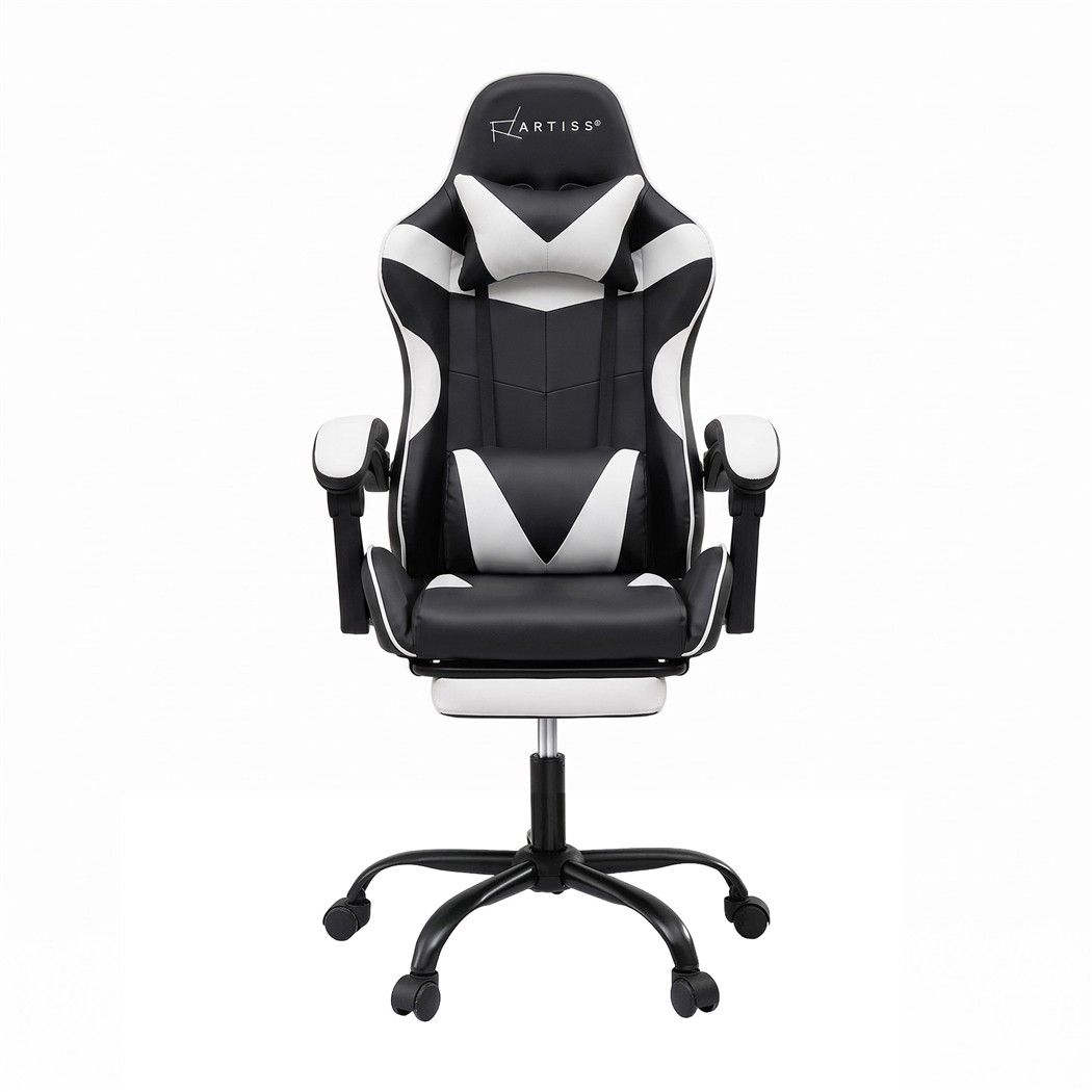 Artiss Ergonomic Gaming Office Chair with 2 Point Message Black