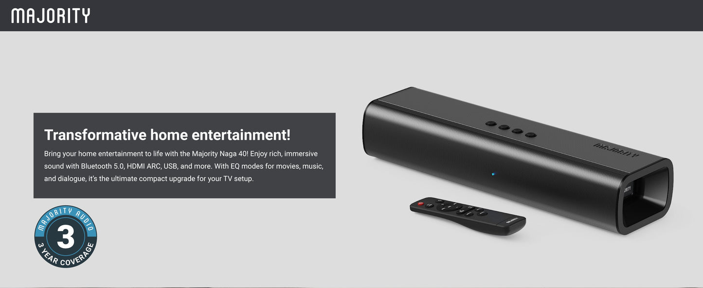 Majority Naga 40 Soundbar