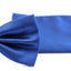 Mens Blue Plain Coloured Checkered Bow Tie & Matching Pocket Square Set