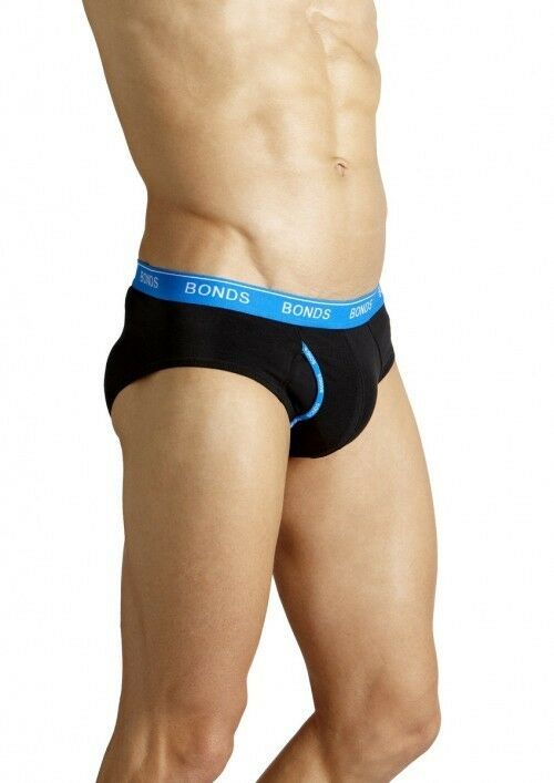 Mens Bonds Guyfront Guy Front Brief Underwear Undies Briefs Jocks Black Blue Red