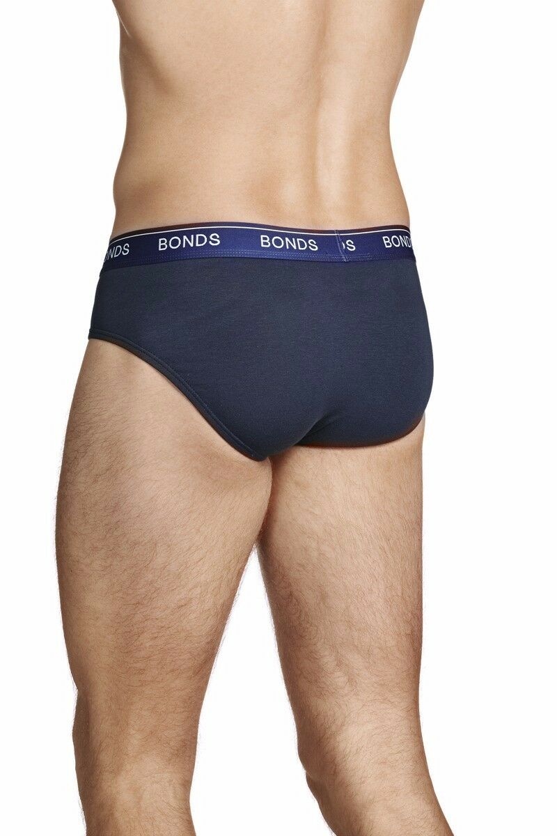 Mens Bonds Guyfront Guy Front Brief Underwear Undies Briefs Jocks Black Blue Red