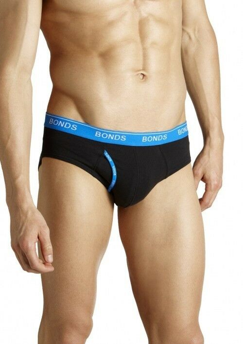 Mens Bonds Guyfront Guy Front Brief Underwear Undies Briefs Jocks Black Blue Red