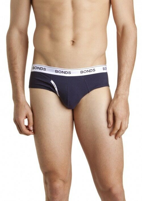 Mens Bonds Guyfront Guy Front Brief Underwear Undies Briefs Jocks Black Blue Red