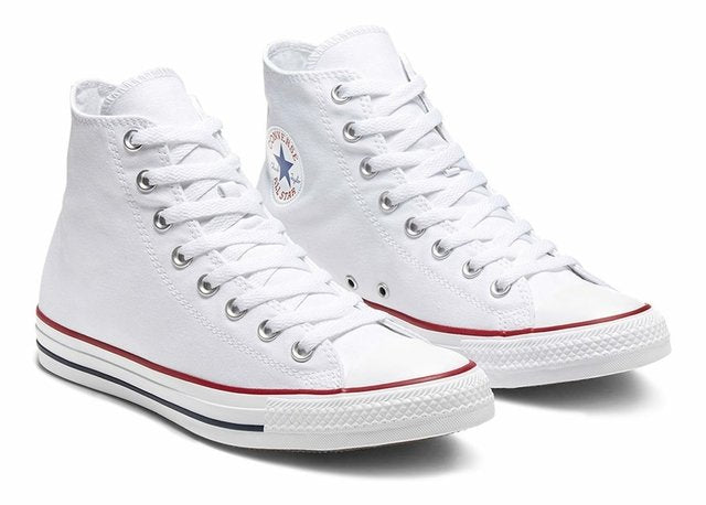 Mens Converse Chuck Taylor All Star Optical White Hi Top Lace Up Casual Shoe