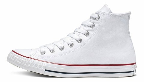 Mens Converse Chuck Taylor All Star Optical White Hi Top Lace Up Casual Shoe