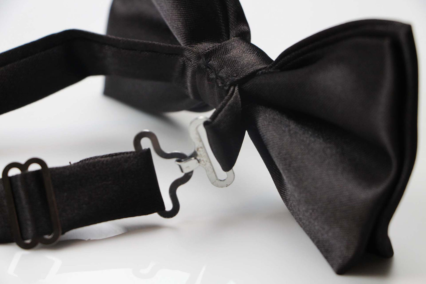 Mens Dark Brown Solid Plain Colour Bow Tie