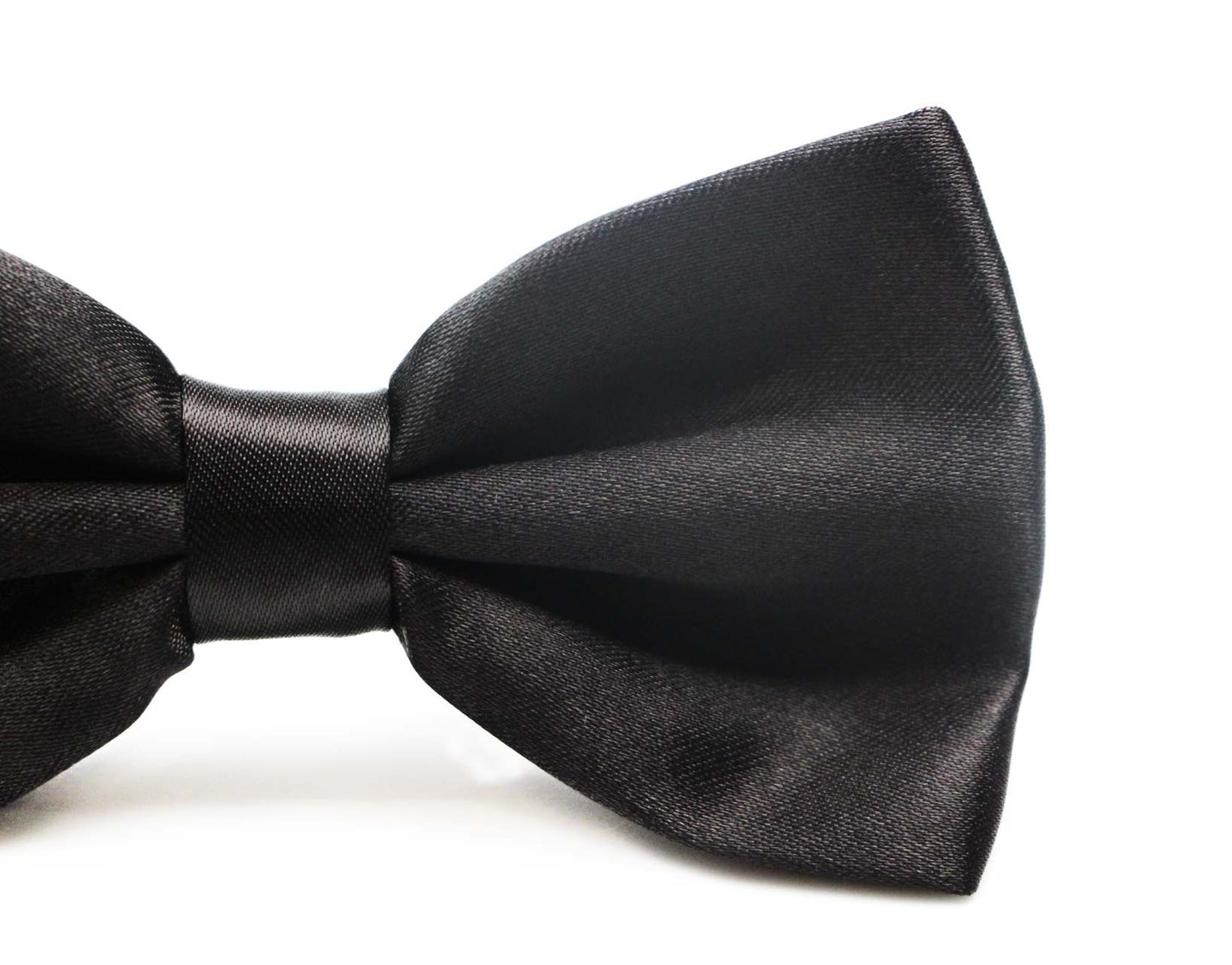 Mens Dark Brown Solid Plain Colour Bow Tie