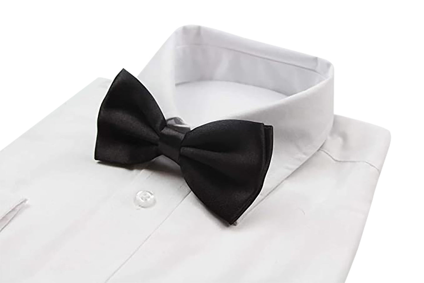 Mens Dark Brown Solid Plain Colour Bow Tie