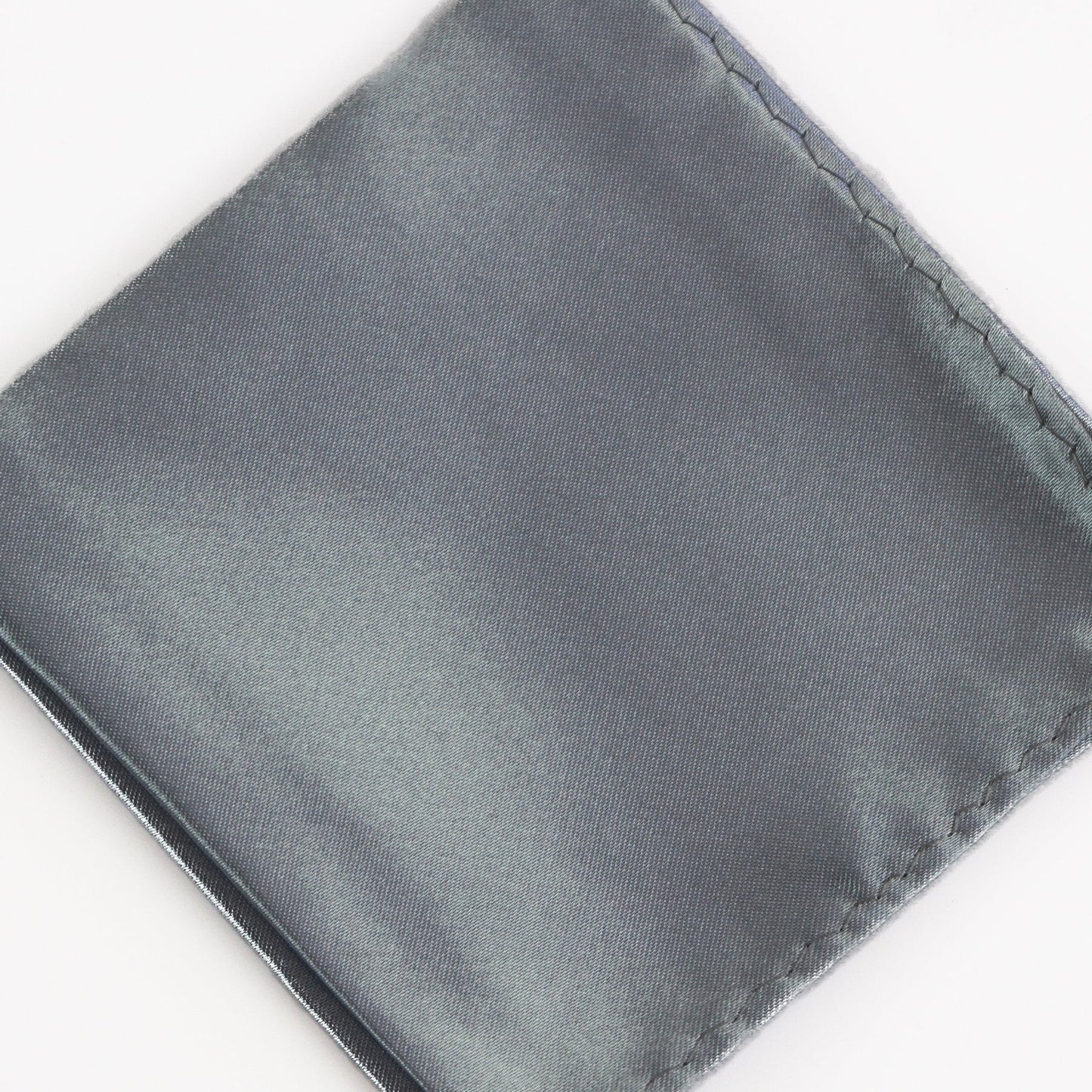 Mens Grey Pocket Square