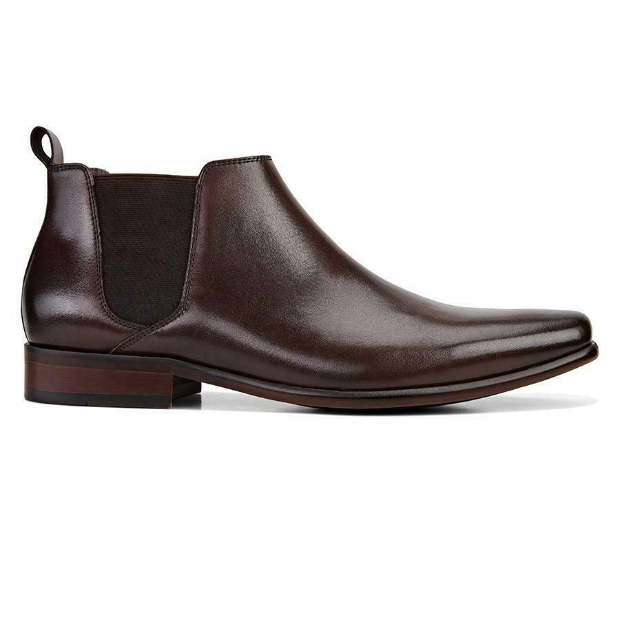 Mens Julius Marlow Kick Mocha Work Formal Leather Slip On Shoes