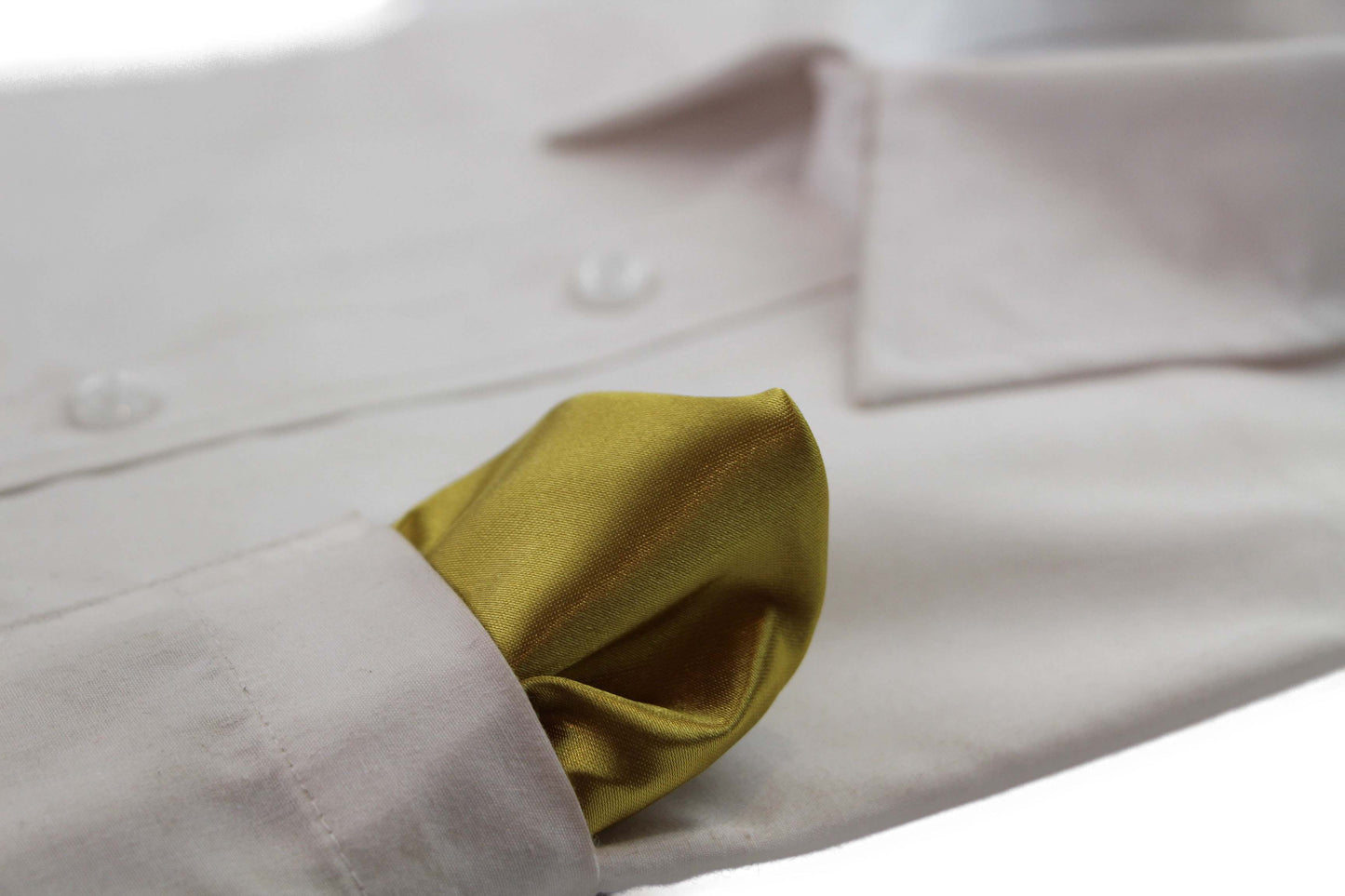 Mens Mustard Yellow Pocket Square