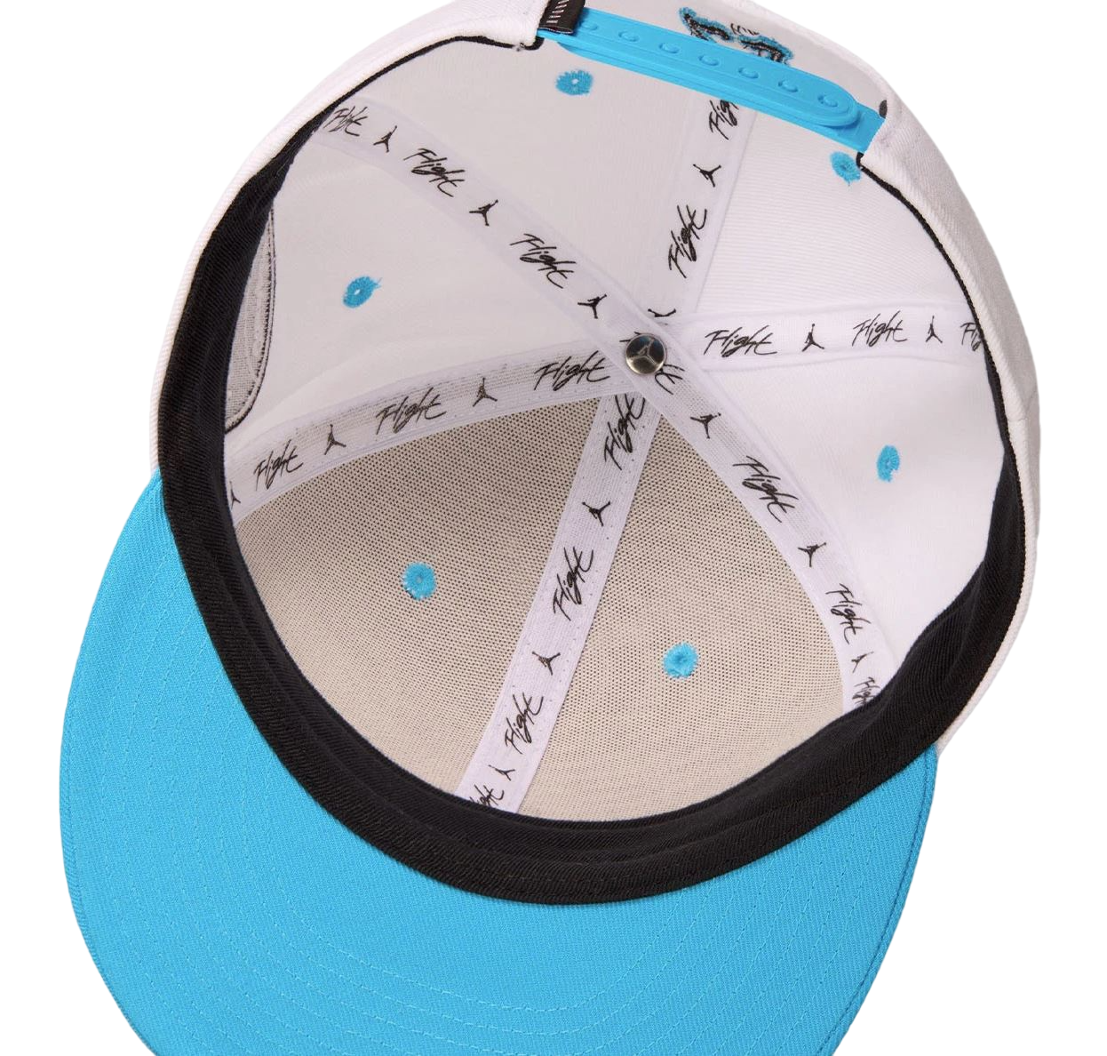 Mens Nike Jordan Flight Mvp Pro White/Blue Adjustable Cap