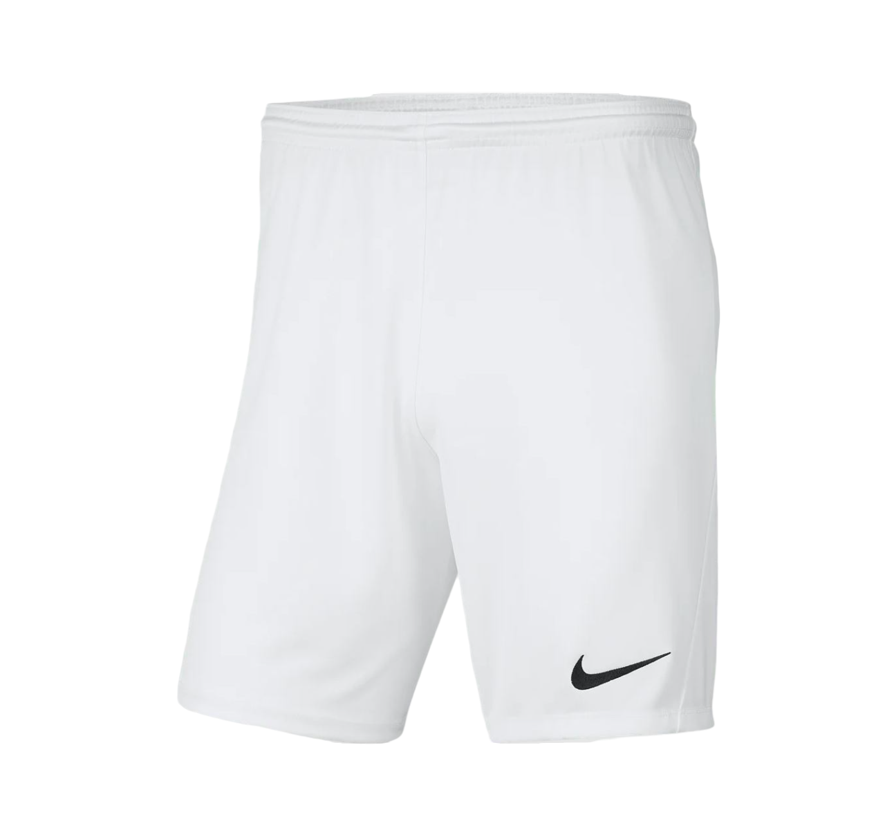 Mens Nike Park 3 Dri-Fit White Athletic Football Shorts