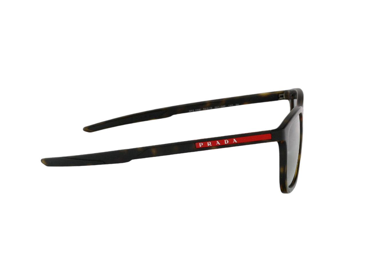 Mens Prada Linea Rossa Sunglasses Ps 10Ws Havana Dark Grey Silver Sunnies