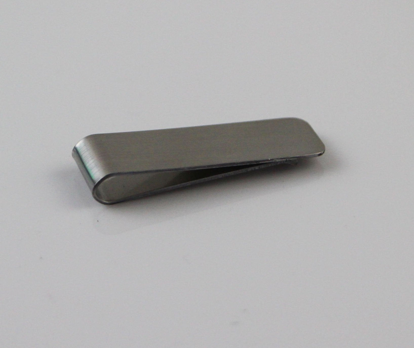Mens Silver 1.5cms Wide Solid Money Clip