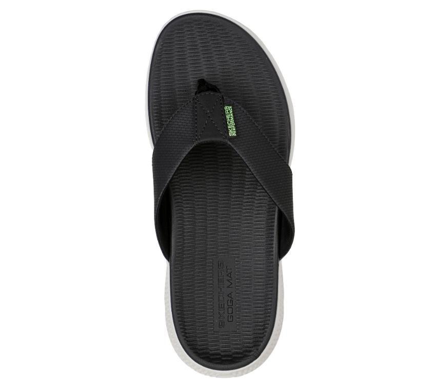 Mens Skechers Go Consistent Sandal - Synthwave Black Thongs Sandals