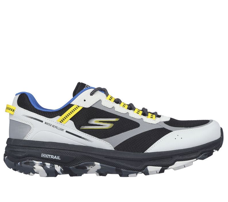 Mens Skechers Go Run Trail Altitude - Marble Rock 2.0 Grey Yellow Shoes