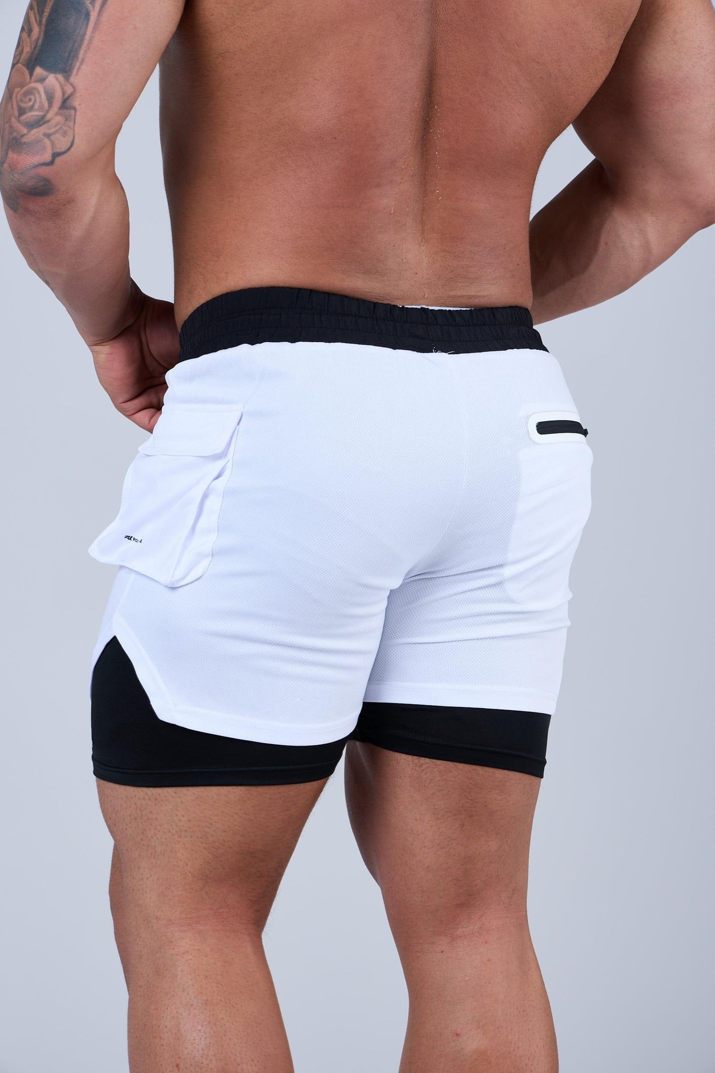 Mens TriX© SHORTS White