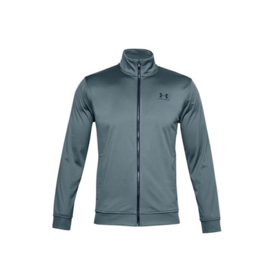 Mens Under Armour Sportstyle Tricot Jacket Pitch Gray
