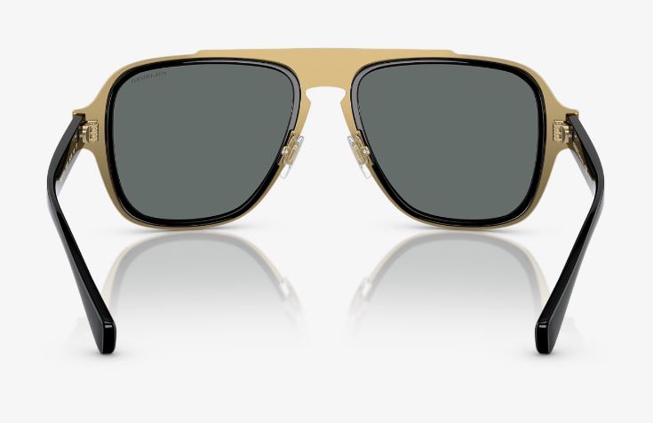 Mens Versace Sunglasses Ve2199 Black/ Dark Grey Polar Polarized Sunnies