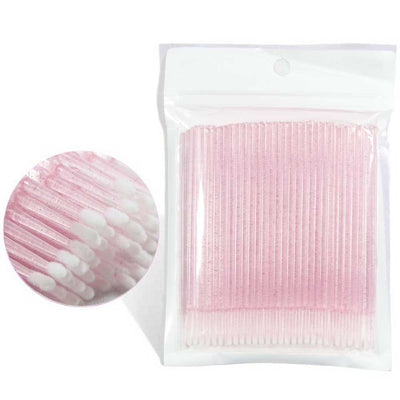 Miosh Disposable Micro Applicator Brush 100PCS - Pink