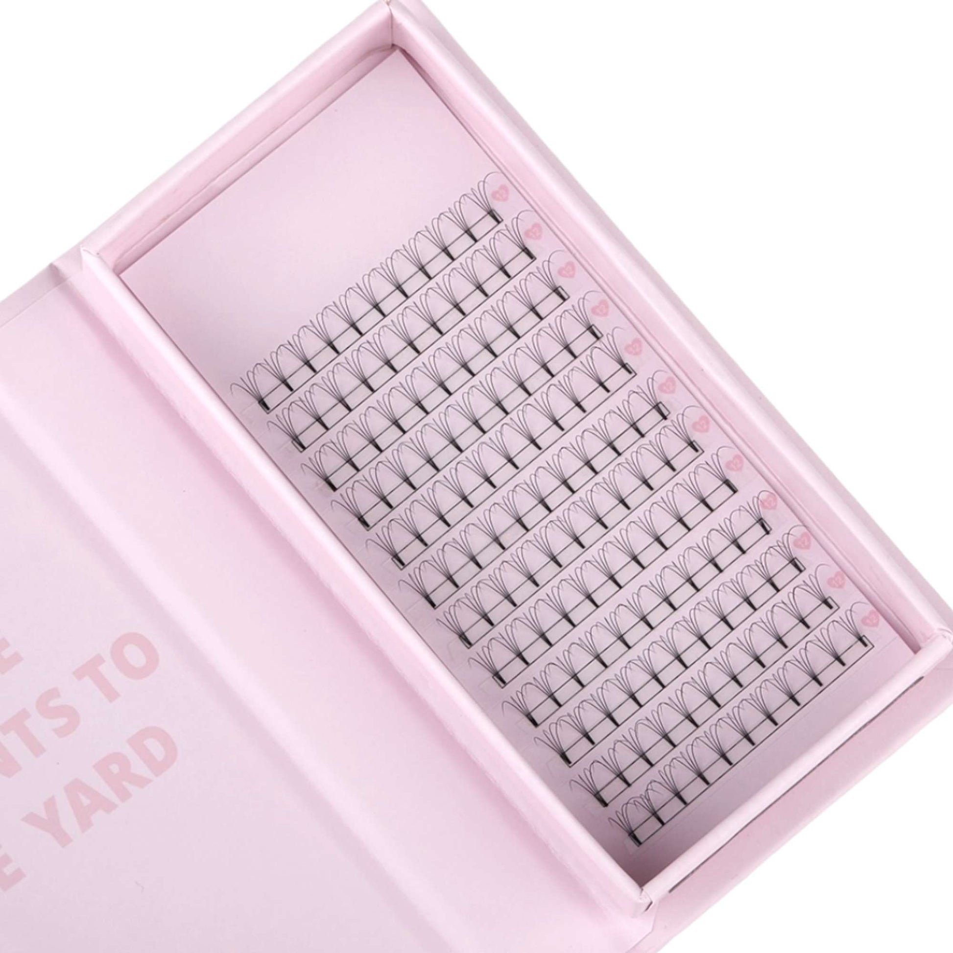 Miosh Eyelash Extensions - 4D Premade Volume Short Stem Eye Lash 0.10 / D CURL