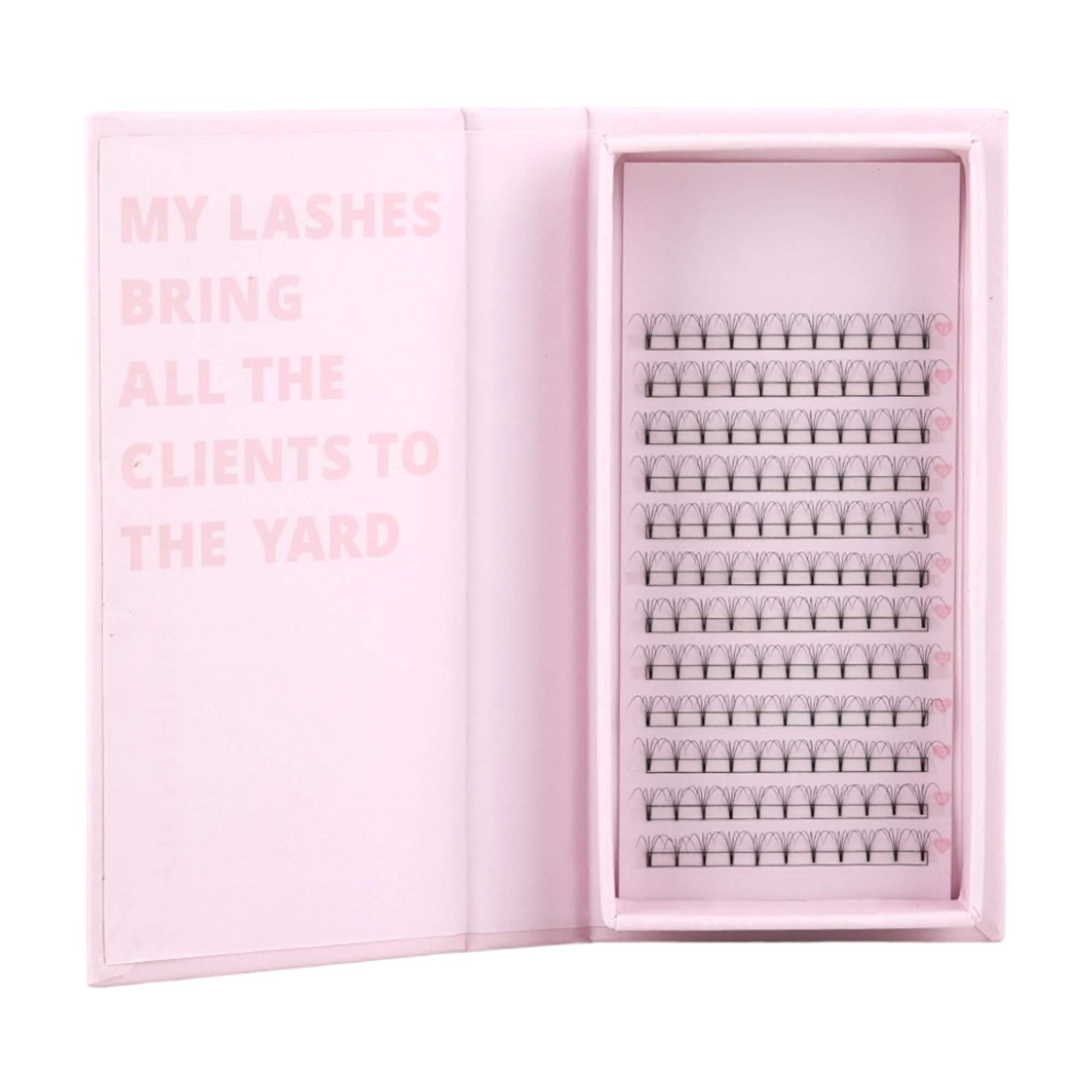 Miosh Eyelash Extensions - 4D Premade Volume Short Stem Eye Lash 0.10 / D CURL