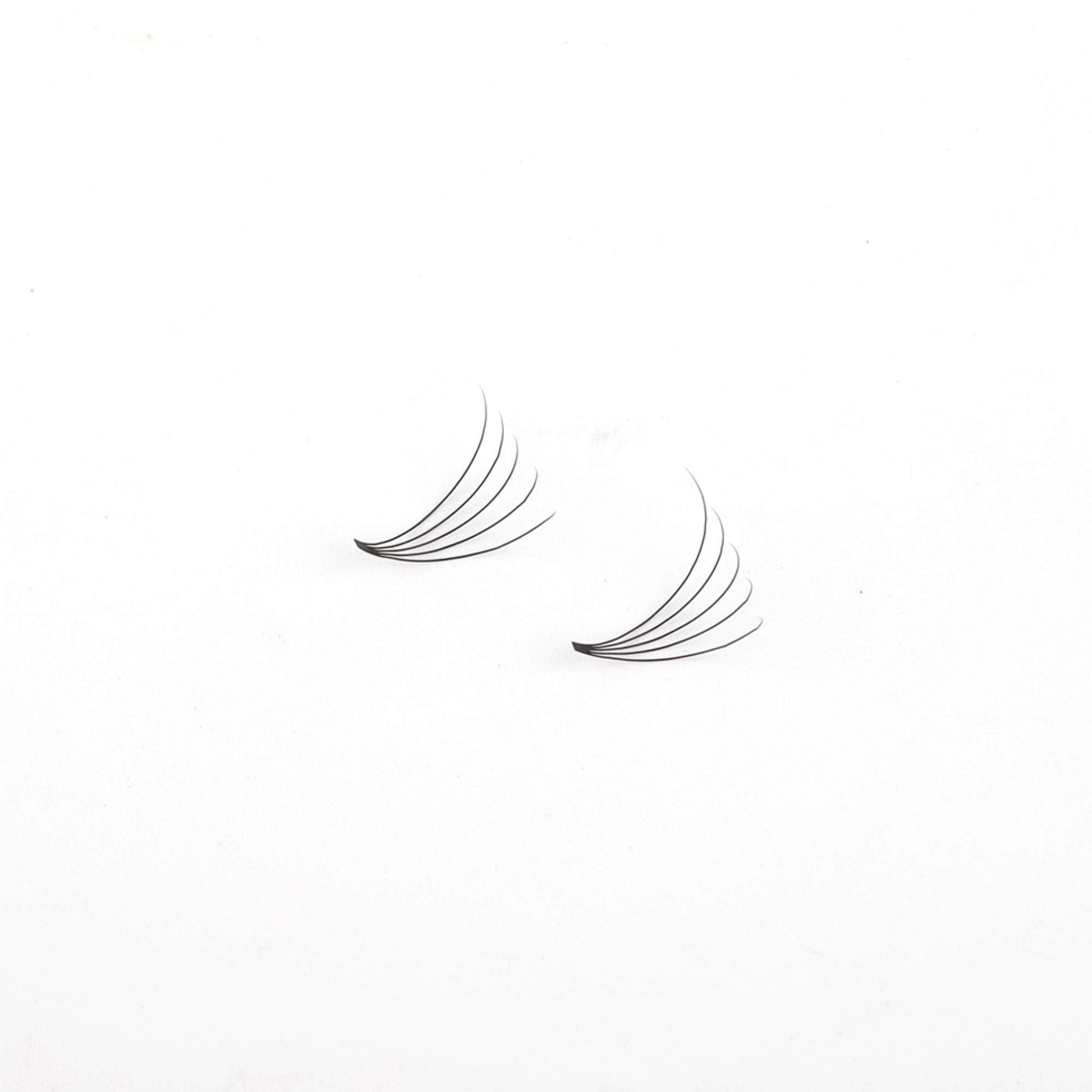 Miosh Eyelash Extensions - 5D Premade Volume Short Stem Eye Lash 0.10 / D CURL