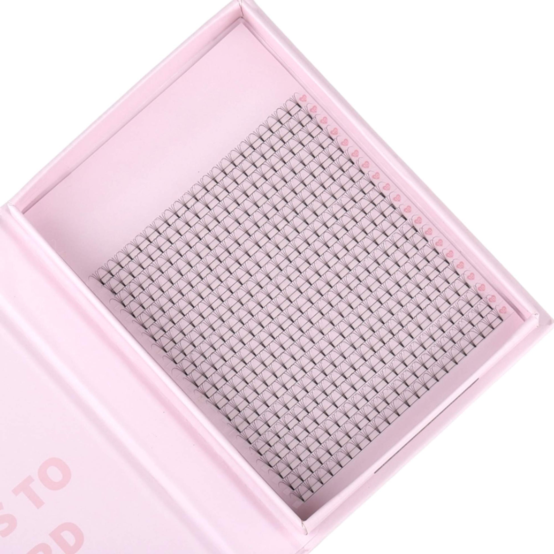 Miosh Eyelash Extensions - XL 4D Premade Volume Short Stem Lash 0.10 / D CURL