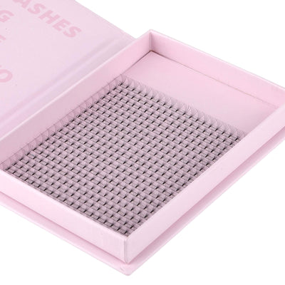 Miosh Eyelash Extensions - XL 6D Premade Volume Short Stem Lash 0.07 / D CURL