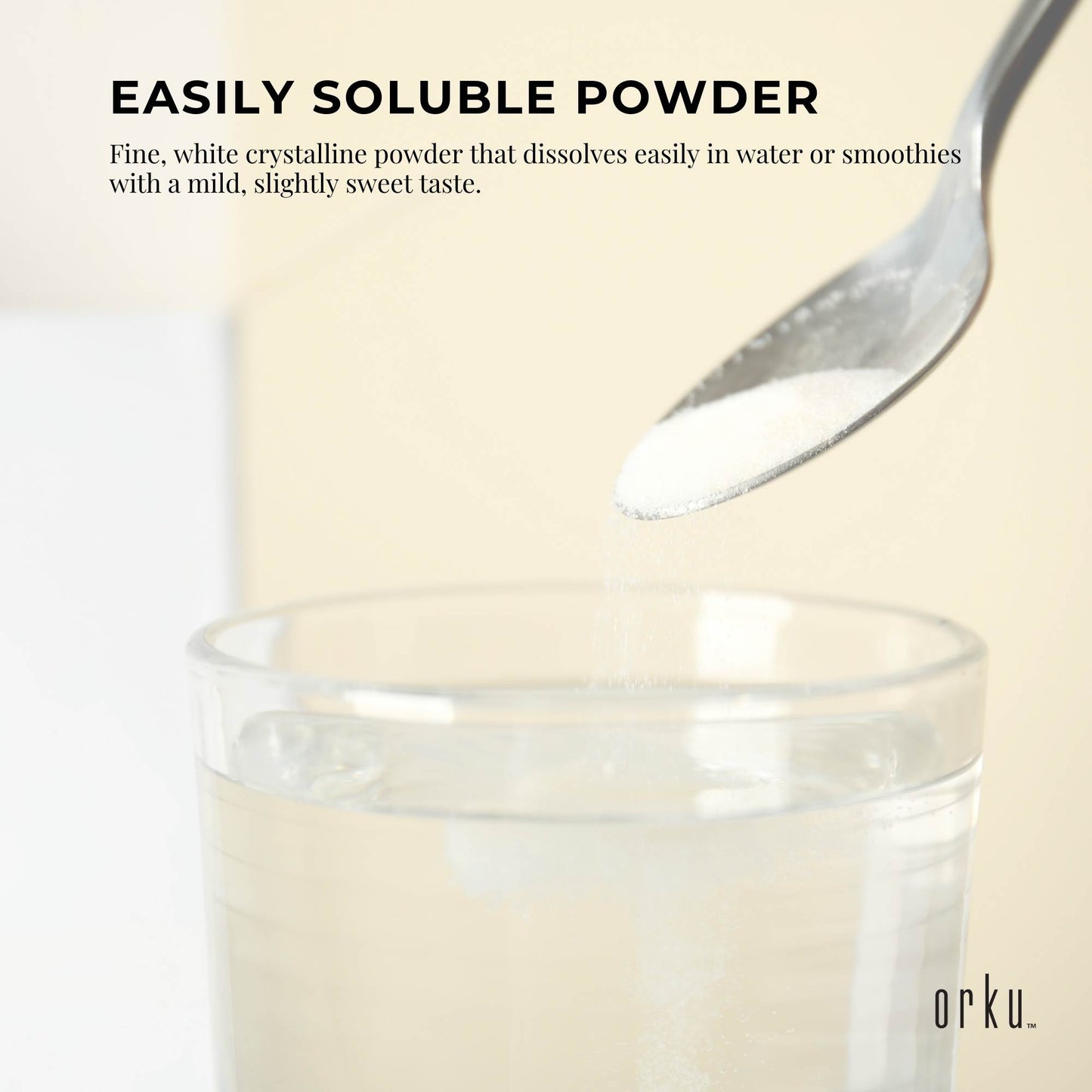 Orku 800g Myo Inositol Powder Tub - USP Grade High Purity Unflavoured