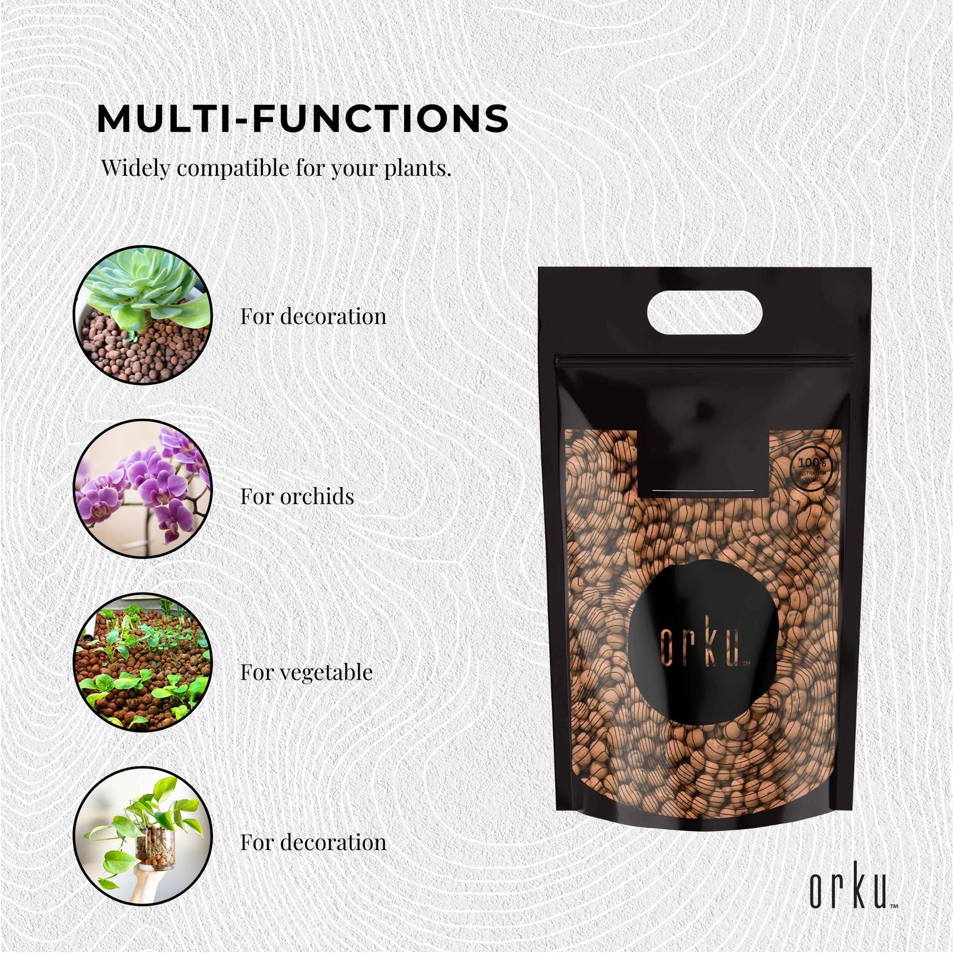Natural Hydro Clay Balls - Premium Hydroponic Expanded Plant Growing Medium Bulk