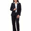 New Ladies Womens Wool Blend Stretch Mid Length Business Work Casual Jacket