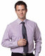 New Mens Balance Stripe Long Sleeve Shirt Cotton Business Work Office Shirts Top