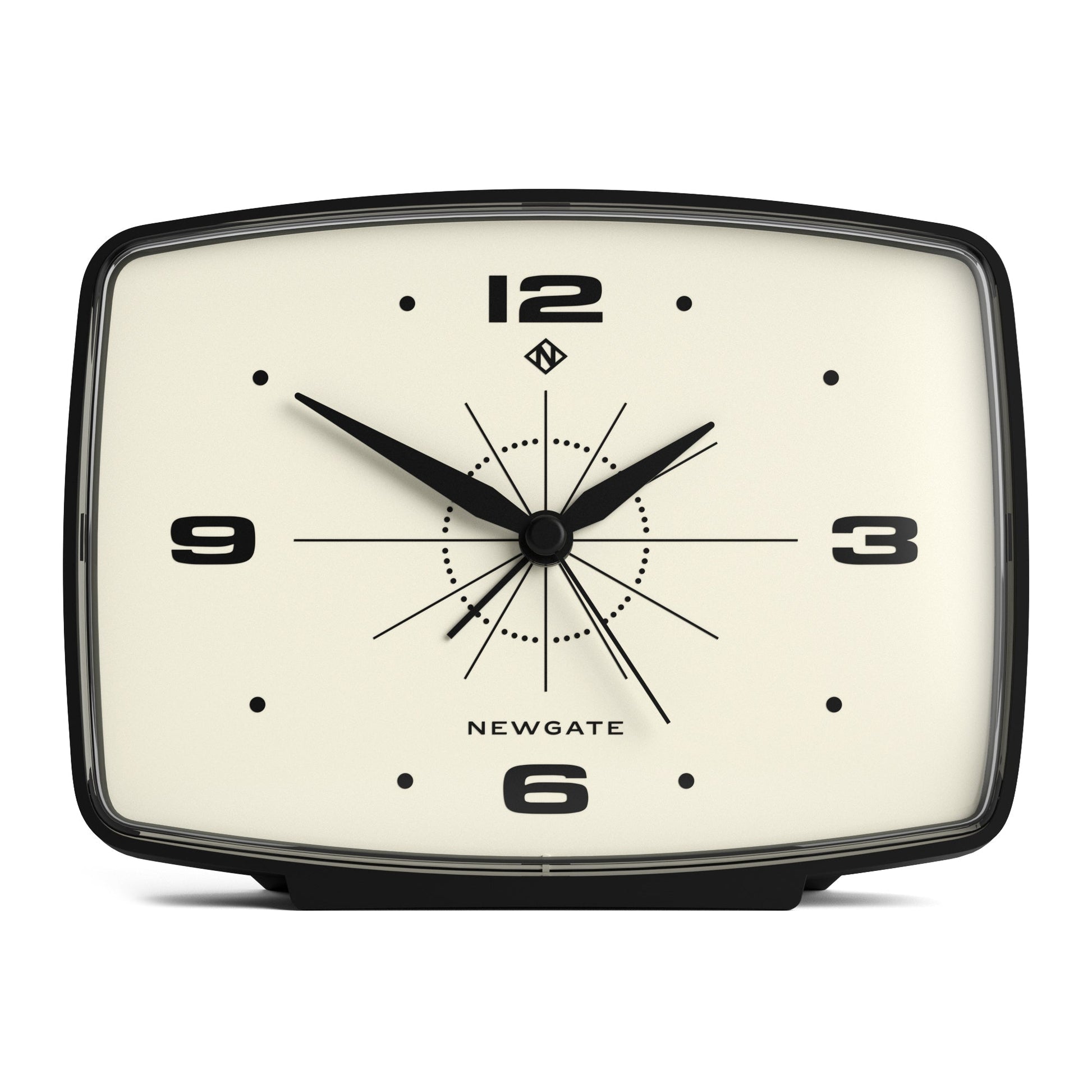 Newgate Brooklyn Alarm Clock - Black